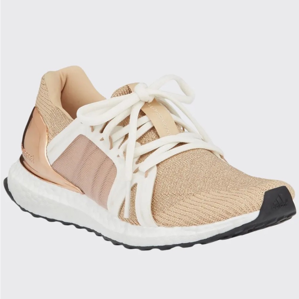 adidas by Stella McCartney Ultra Boost Metallic Lace Up Sneakers size 8